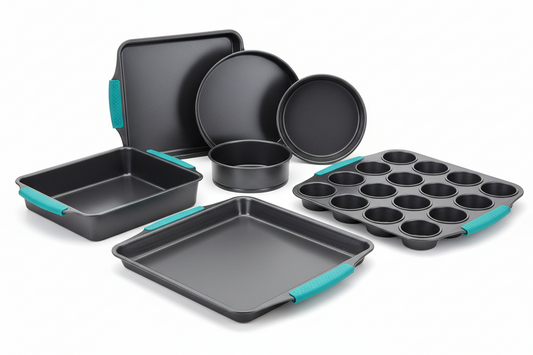 Chef Tested 8-Piece Bakeware Set with Silicone Handles